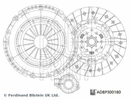 Sankabos komplektas BLUE PRINT ADBP300180