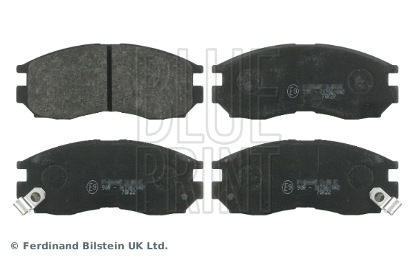 Diskinių stabdžių trinkelių rinkinys BLUE PRINT ADC44242
