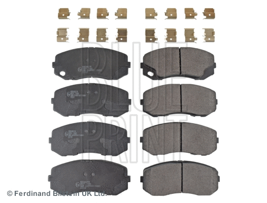 Diskinių stabdžių trinkelių rinkinys BLUE PRINT ADC44274