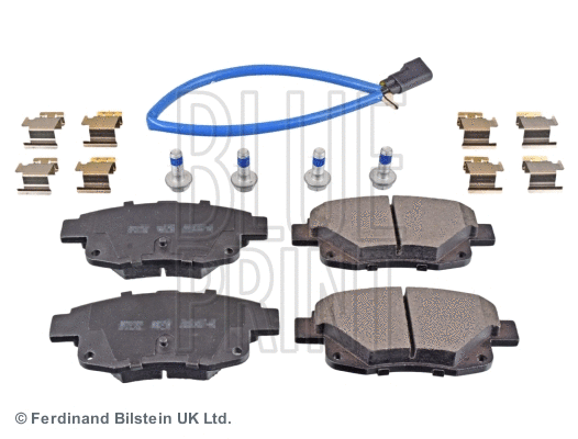 Diskinių stabdžių trinkelių rinkinys BLUE PRINT ADF124221