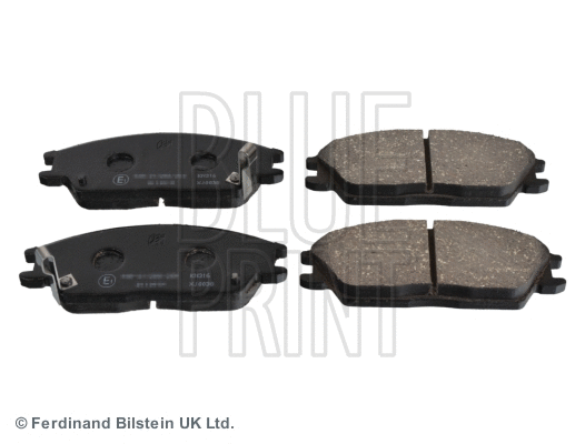 Diskinių stabdžių trinkelių rinkinys BLUE PRINT ADG04202