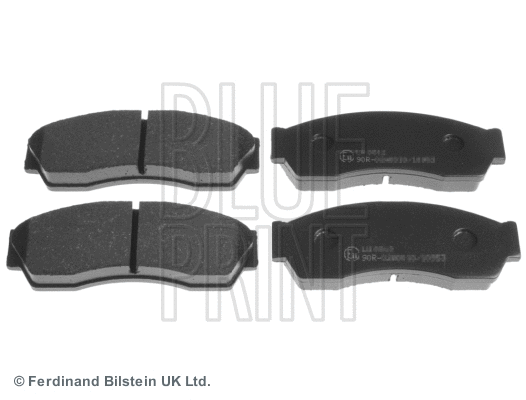 Diskinių stabdžių trinkelių rinkinys BLUE PRINT ADG042129