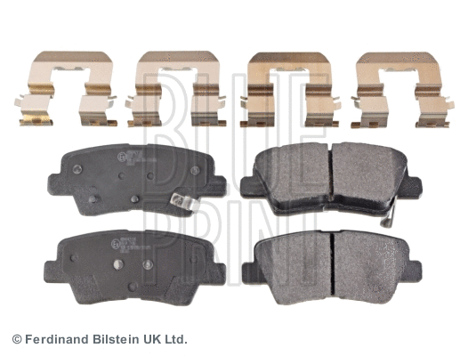 Diskinių stabdžių trinkelių rinkinys BLUE PRINT ADG042138