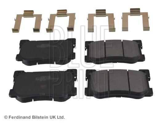 Diskinių stabdžių trinkelių rinkinys BLUE PRINT ADG042155