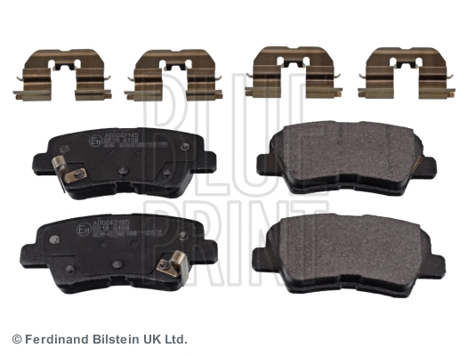 Diskinių stabdžių trinkelių rinkinys BLUE PRINT ADG042165