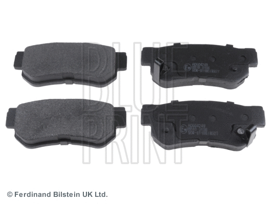 Diskinių stabdžių trinkelių rinkinys BLUE PRINT ADG04249