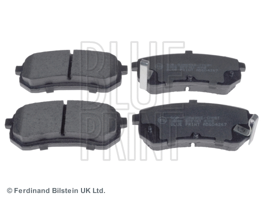 Diskinių stabdžių trinkelių rinkinys BLUE PRINT ADG04267