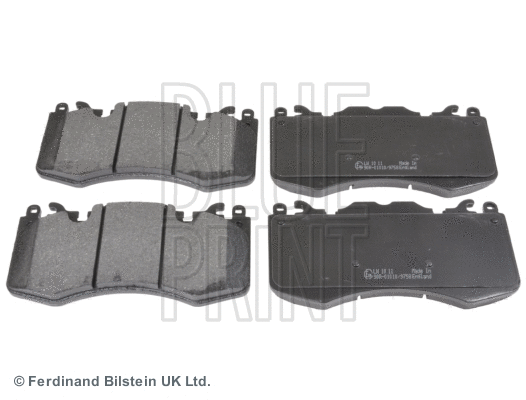 Diskinių stabdžių trinkelių rinkinys BLUE PRINT ADJ134209