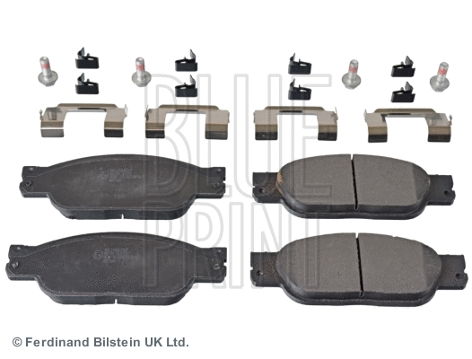 Diskinių stabdžių trinkelių rinkinys BLUE PRINT ADJ134237