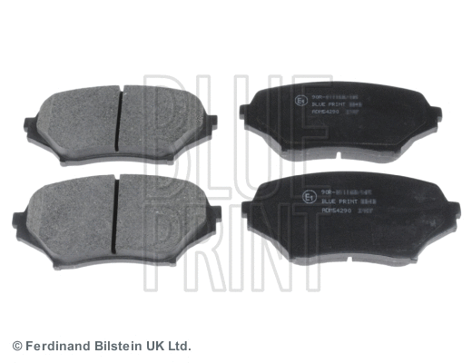 Diskinių stabdžių trinkelių rinkinys BLUE PRINT ADM54290