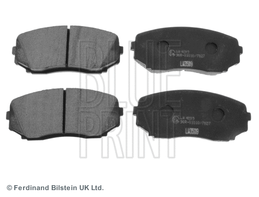 Diskinių stabdžių trinkelių rinkinys BLUE PRINT ADM54297