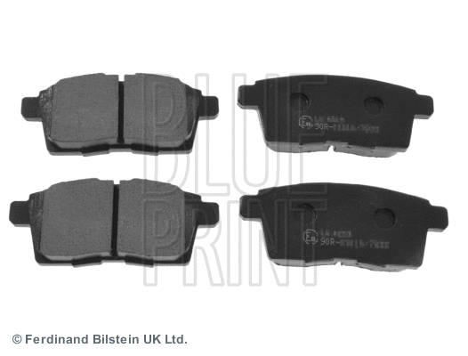 Diskinių stabdžių trinkelių rinkinys BLUE PRINT ADM54298
