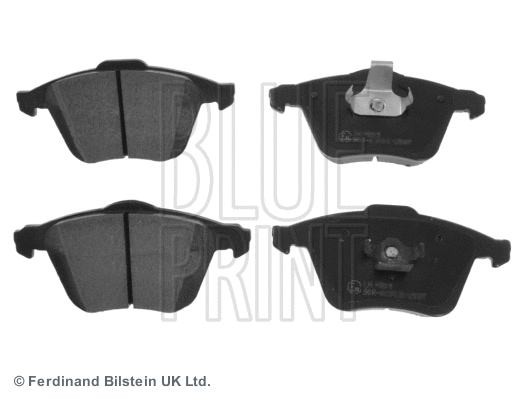 Diskinių stabdžių trinkelių rinkinys BLUE PRINT ADM54299