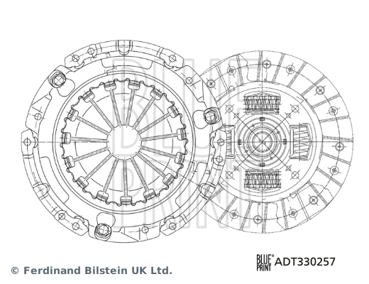Sankabos komplektas BLUE PRINT ADT330257