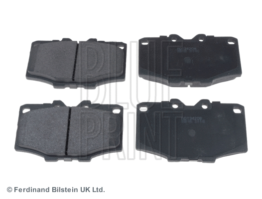 Diskinių stabdžių trinkelių rinkinys BLUE PRINT ADT34208