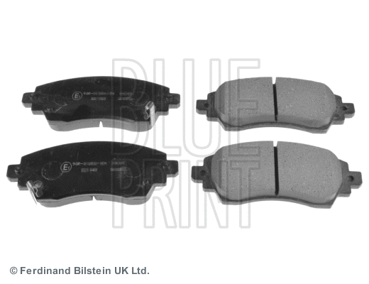 Diskinių stabdžių trinkelių rinkinys BLUE PRINT ADT342104