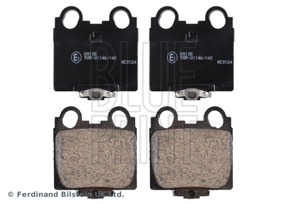 Diskinių stabdžių trinkelių rinkinys BLUE PRINT ADT342108