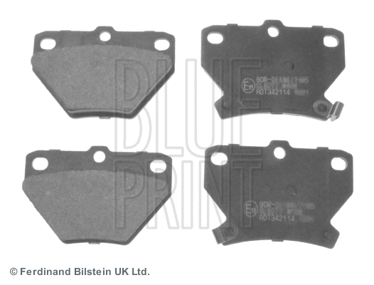 Diskinių stabdžių trinkelių rinkinys BLUE PRINT ADT342114
