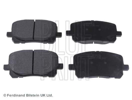 Diskinių stabdžių trinkelių rinkinys BLUE PRINT ADT342116