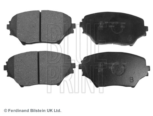 Diskinių stabdžių trinkelių rinkinys BLUE PRINT ADT342120