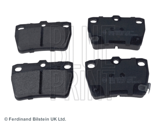 Diskinių stabdžių trinkelių rinkinys BLUE PRINT ADT342122