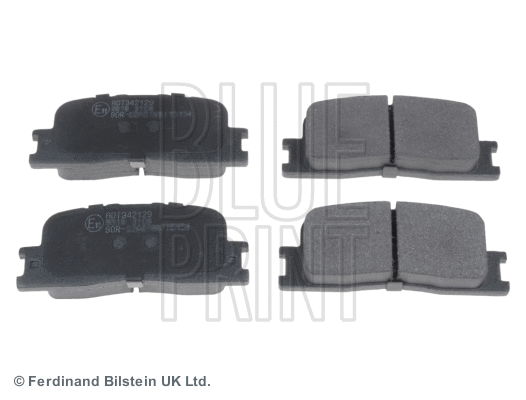 Diskinių stabdžių trinkelių rinkinys BLUE PRINT ADT342129