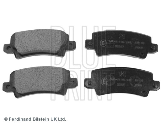 Diskinių stabdžių trinkelių rinkinys BLUE PRINT ADT342131