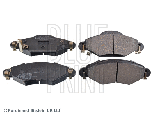 Diskinių stabdžių trinkelių rinkinys BLUE PRINT ADT342139