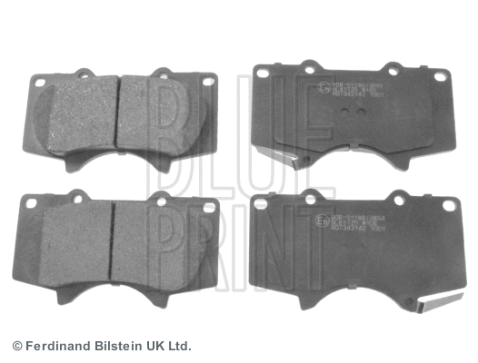 Diskinių stabdžių trinkelių rinkinys BLUE PRINT ADT342142