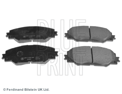 Diskinių stabdžių trinkelių rinkinys BLUE PRINT ADT342162