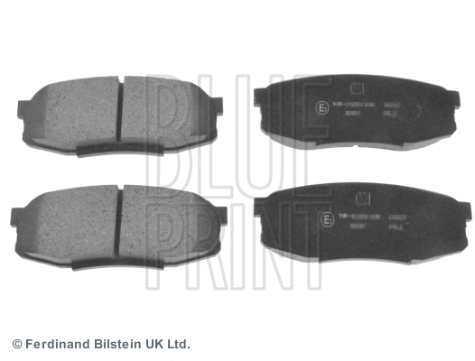 Diskinių stabdžių trinkelių rinkinys BLUE PRINT ADT342176