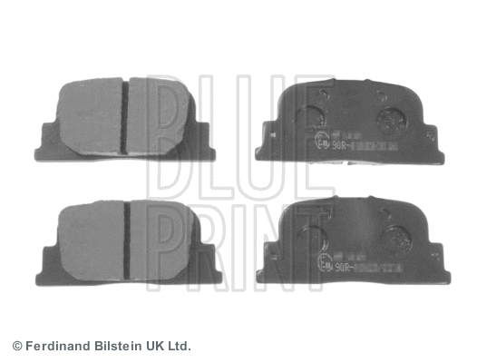 Diskinių stabdžių trinkelių rinkinys BLUE PRINT ADT342179