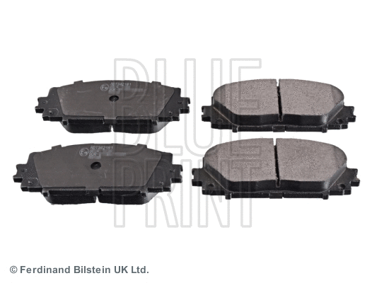 Diskinių stabdžių trinkelių rinkinys BLUE PRINT ADT342181