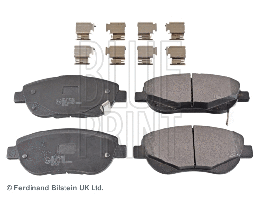Diskinių stabdžių trinkelių rinkinys BLUE PRINT ADT342182