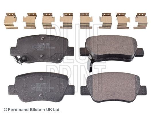 Diskinių stabdžių trinkelių rinkinys BLUE PRINT ADT342183