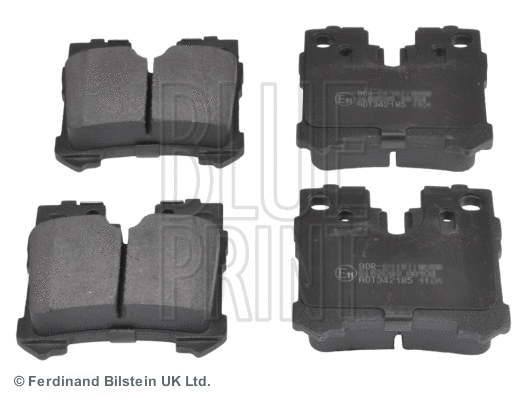 Diskinių stabdžių trinkelių rinkinys BLUE PRINT ADT342185