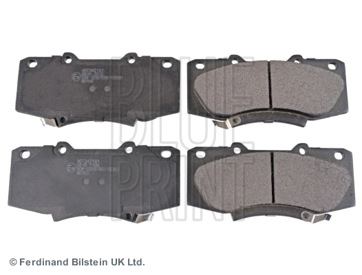 Diskinių stabdžių trinkelių rinkinys BLUE PRINT ADT342191