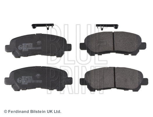 Diskinių stabdžių trinkelių rinkinys BLUE PRINT ADT342210