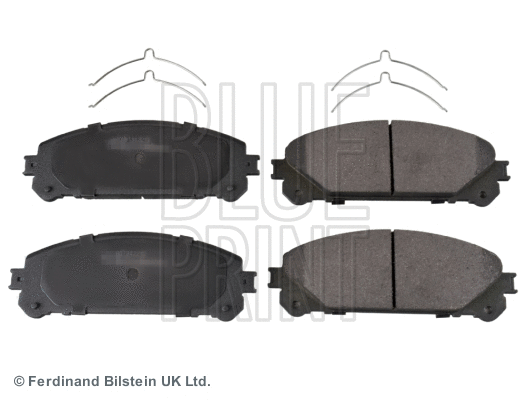 Diskinių stabdžių trinkelių rinkinys BLUE PRINT ADT342212