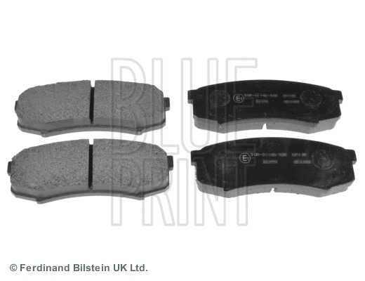 Diskinių stabdžių trinkelių rinkinys BLUE PRINT ADT34280