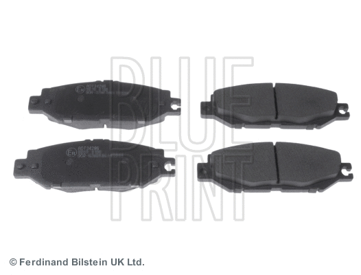 Diskinių stabdžių trinkelių rinkinys BLUE PRINT ADT34286