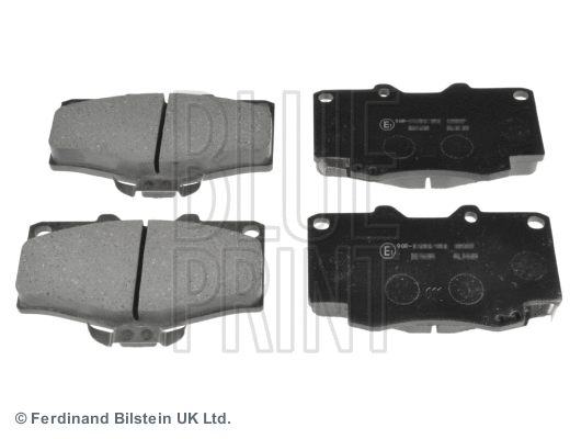 Diskinių stabdžių trinkelių rinkinys BLUE PRINT ADT34289