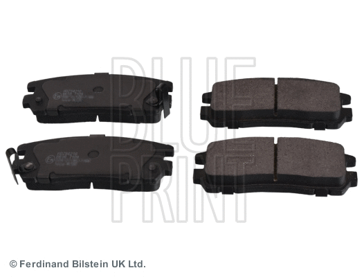 Diskinių stabdžių trinkelių rinkinys BLUE PRINT ADZ94216