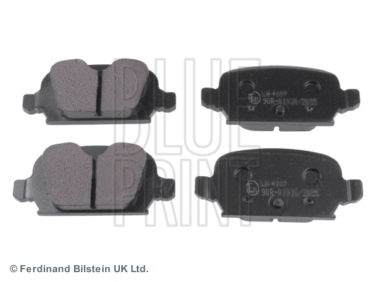 Diskinių stabdžių trinkelių rinkinys BLUE PRINT ADZ94232