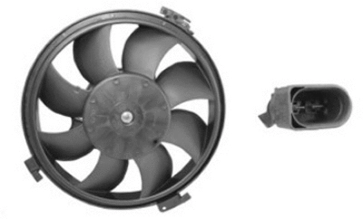 Radiatoriaus ventiliatorius VAN WEZEL 0315747
