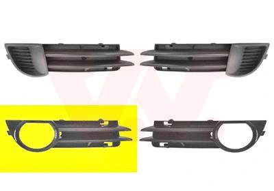 Buferio ventiliacijos grotelės VAN WEZEL 0333594