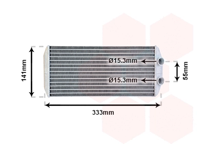 Salono radiatorius VAN WEZEL 40006312