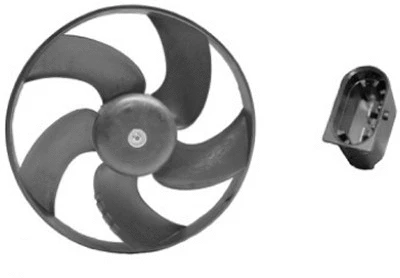 Radiatoriaus ventiliatorius VAN WEZEL 4028745