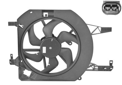 Radiatoriaus ventiliatorius VAN WEZEL 4394746