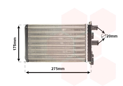 Salono radiatorius VAN WEZEL 58006239